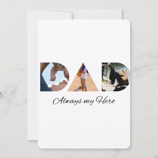 PA: Altijd mijn held Kaart (Voorkant)