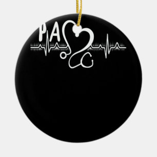 PA Assistent arts hartslag Keramisch Ornament