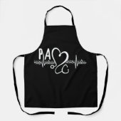 PA Assistent arts hartslag Schort (Voorkant)