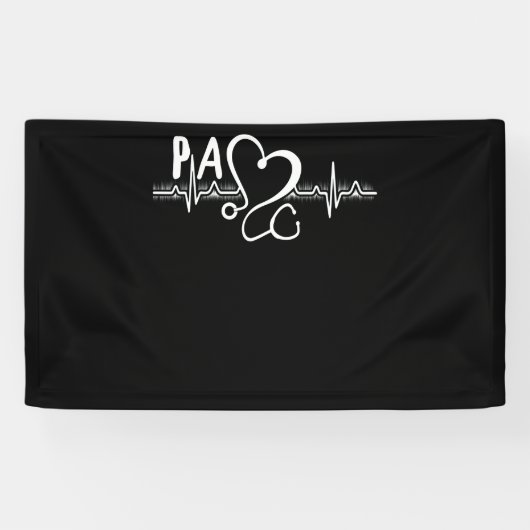 PA Assistent arts hartslag Spandoek (Horizontaal)