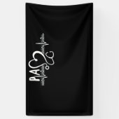 PA Assistent arts hartslag Spandoek (Verticaal)