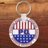 PA Assistent arts PATRIOTISCH BADGE Sleutelhanger (Voorkant)