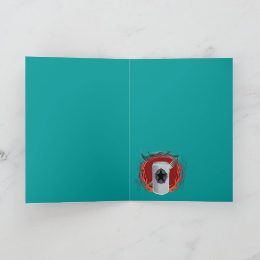 Pa Barbecue Grillin and Chillin Card Kaart (Binnen)