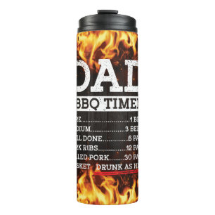Pa BBQ Timer Funny BBQ Sarcasm Thermosbeker