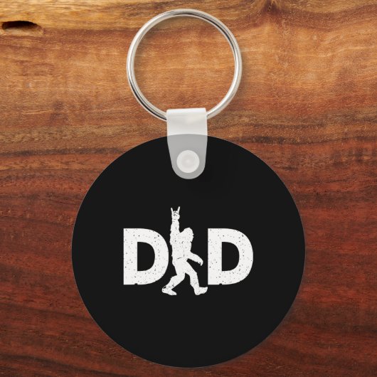 Pa Bigfoot Vaderdag Sleutelhanger (Voorkant)