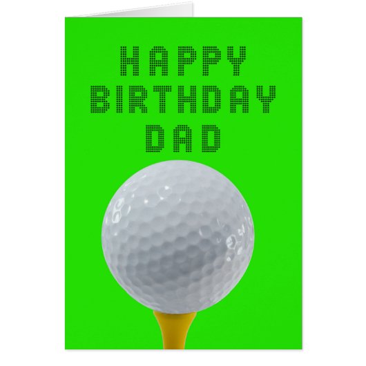 Pa Birthday Golf (Voorkant)