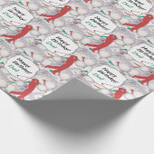 Pa Birthday Golf Cadeaupapier (Hoek)