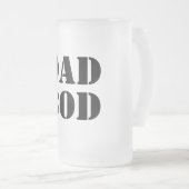 Pa Bod Funny Typografie Matglas Bierpul (Voorkant rechts)