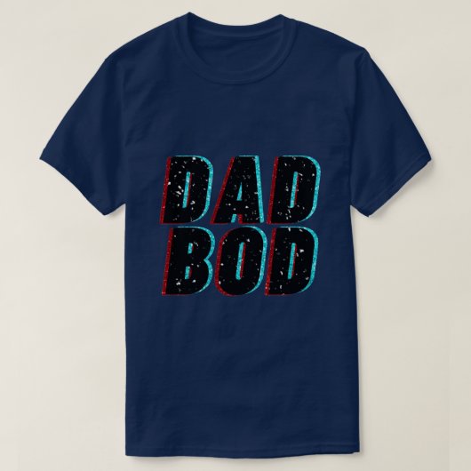 Pa Bod Glitter T-Shirt (Design voorkant)