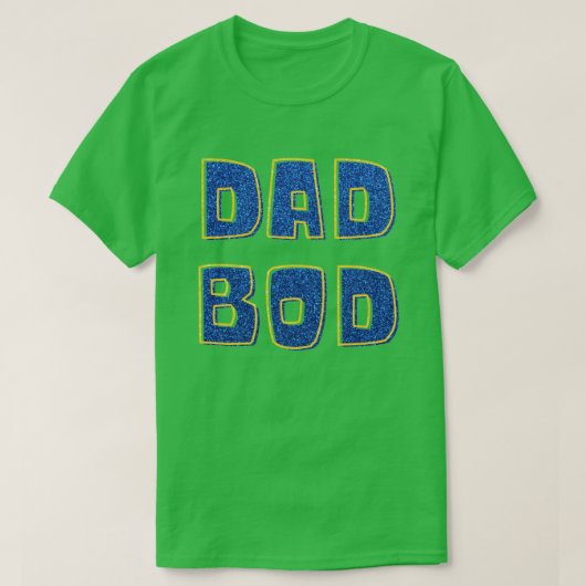Pa Bod Glitter T-Shirt (Design voorkant)