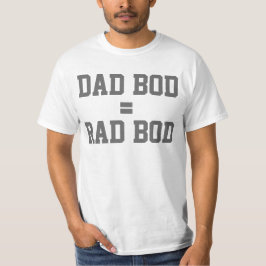 Pa Bod is een Rad Bod, Cool Funny Vaderdag T-shirt