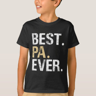 Pa cadeau van kleindochter kleinzoon beste pa t-shirt
