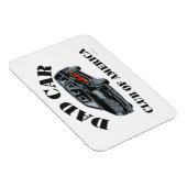 Pa Car Club Funny Parody Slogan Magneet (Rechterzijde)
