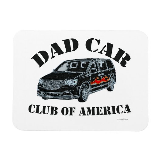 Pa Car Club Funny Parody Slogan Magneet (Horizontaal)