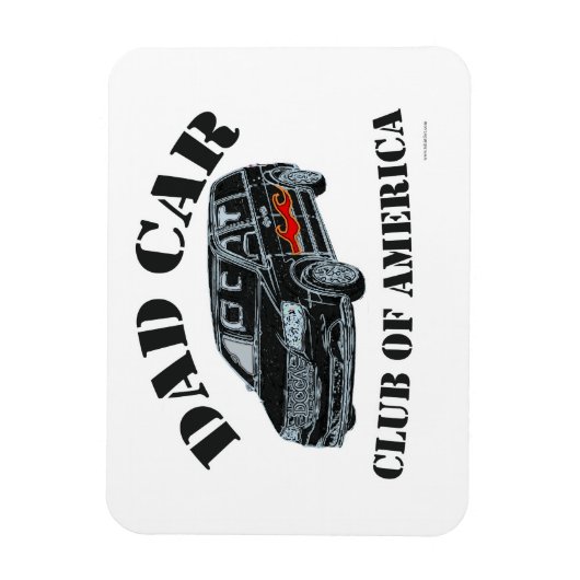 Pa Car Club Funny Parody Slogan Magneet (Verticaal)