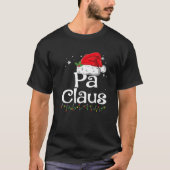 Pa Claus kerstpajama familie komt overeen met de k T-shirt (Voorkant)