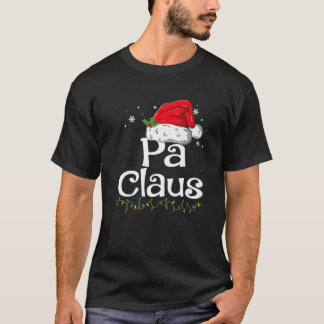Pa Claus kerstpajama familie komt overeen met de k T-shirt