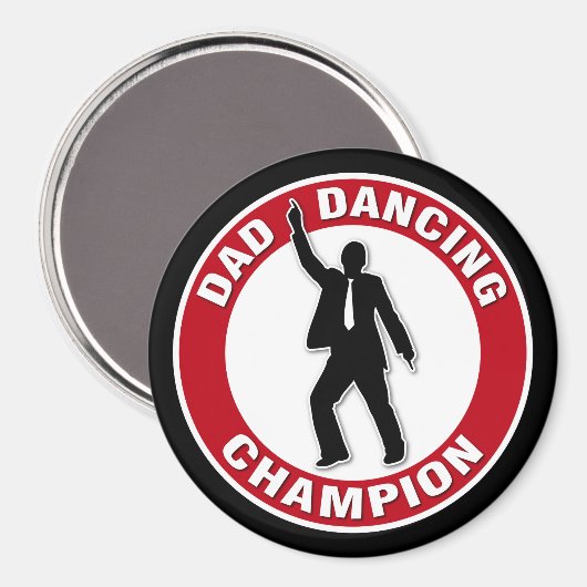Pa Dansende Champion Magneet (Voorkant / Achterkant)