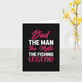 Pa De Geviste Kaart van de Legend Birthday (Gele Bloem)