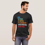 Pa, de legendarische computerprogrammeur is met pe t-shirt (Voorkant volledig)
