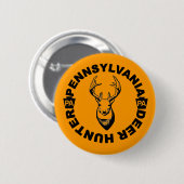 PA. Deer Hunter Button (Voorkant /achterkant)