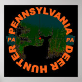 PA Deer Hunter-Poster Poster (Voorkant)