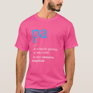 PA-definitie zelfstandig naamwoord als een opa all T-shirt