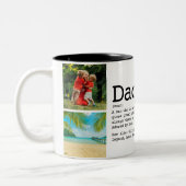 Pa Definition 4 Photo Collage Vaderdag Tweekleurige Koffiemok (Links)