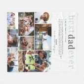 Pa Definition | 8 Foto gepersonaliseerd Fleece Deken (Voorkant (Horizontaal))