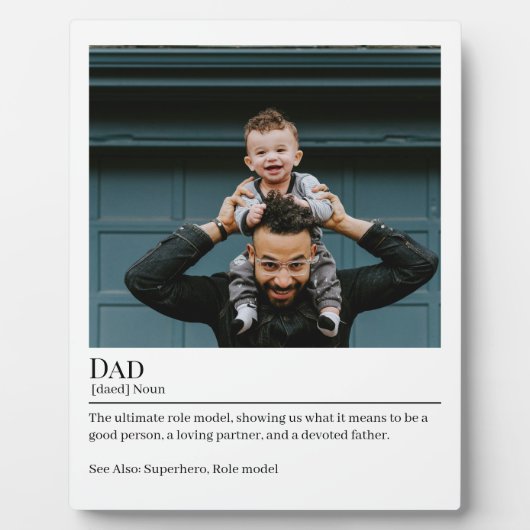 Pa Definition Vaderdag Fotoplaat (Voorkant)