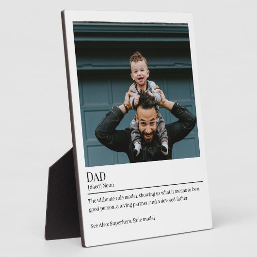 Pa Definition Vaderdag Fotoplaat (Zijkant)