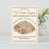 PA Dutch Food Fire Hall Chicken and Waffles Super Kaart (Staand voorkant)