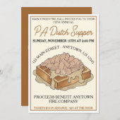 PA Dutch Food Fire Hall Chicken and Waffles Super Kaart (Voorkant / Achterkant)