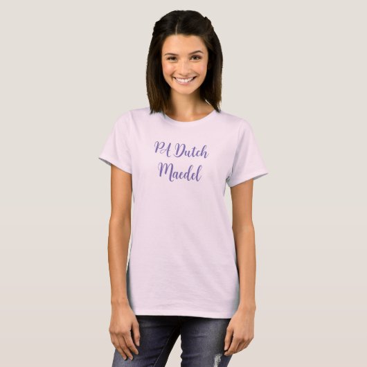 PA Dutch Maedel T-shirt (Voorkant volledig)