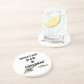 Pa en Fisherman Zandsteen Onderzetter (Zijkant)