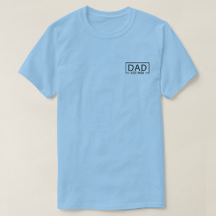 Pa Est. 2026 Verwacht Baby 2026, Logo Dad 2026 T-shirt