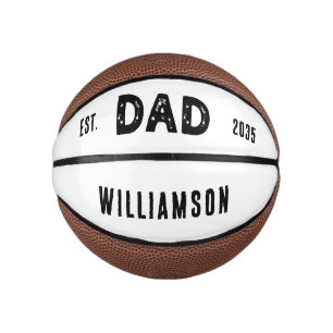 Pa Est. 20XX Vaderdag cadeau voor nieuwe vader Basketbal