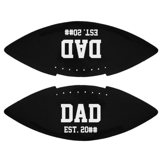 Pa Est. Gevestigd jaar zwart en wit American Football (Panelen)