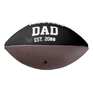 Pa Est. Gevestigd jaar zwart en wit American Football