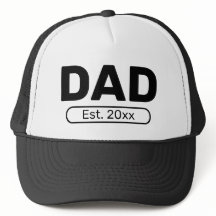 Pa Est. Jaar invoegen zwart en wit