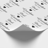 Pa Est. Opa en Est. – Vaderdag Gift | Cadeaupapier (Hoek)