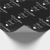 Pa Est. Opa en Est. – Vaderdag Gift | Cadeaupapier (Hoek)