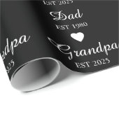 Pa Est. Opa en Est. – Vaderdag Gift | Cadeaupapier (Rol Hoek)