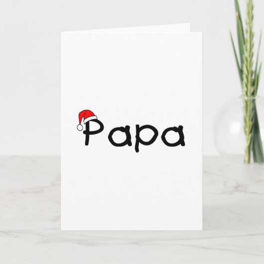 Pa Feestdagen Kaart (Voorkant)