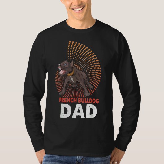 Pa French Bulldog T-shirt (Voorkant)