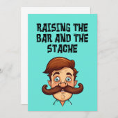 Pa Funny Meme Raising the Bar and the Stache Kaart (Voorkant / Achterkant)