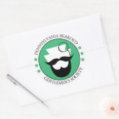 PA Gentlmen Bearded Sticker (Envelop)
