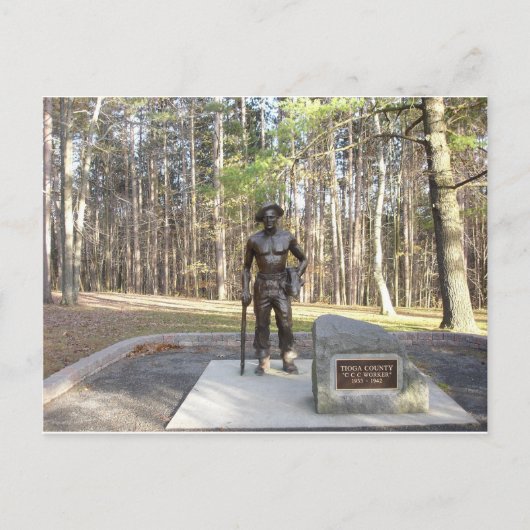 Pa Grand Canyon CCC Statue.JPG Briefkaart (Voorkant)