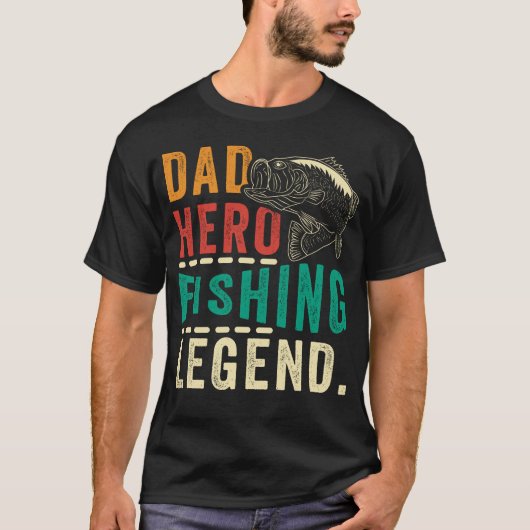 Pa Hero Vissen Legend T-shirt (Voorkant)