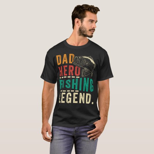 Pa Hero Vissen Legend T-shirt (Voorkant volledig)